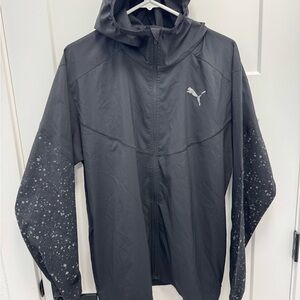 Puma Men's Black Hooded Jacket